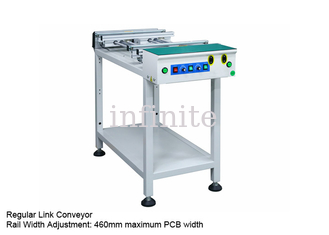 Μεταφορέας συνδέσμου PCB 350 mm μήκους 2 μέτρων Κανονικός μεταφορέας συνδέσμου INFITEK