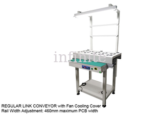 Fan Cooling SMT Conveyor Modular Design 460mm Ρυθμιζόμενο πλάτος ράγας