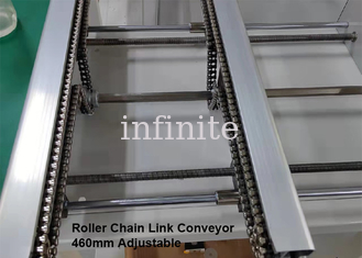 AC220V 50/60Hz Chain Roller Conveyor Systems Free Running