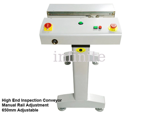 Μεταφορέας συνδέσμου PCB 650mm 20M/min 0,5m έως 0,6M με χειροκίνητη ρύθμιση πλάτους ράγας