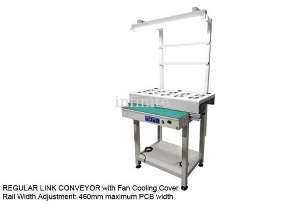 Fan Cooling SMT Conveyor Modular Design 460mm Ρυθμιζόμενο πλάτος ράγας