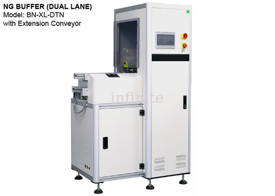 XL PCB Buffer Conveyor PLC Control, Dual Lane NG Buffer με μεταφορέα επέκτασης