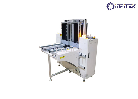 Διπλής διαδρομής Unloader τύπων περιοδικών BH-XL-TN INFITEK για το μέγεθος PCB 50*80-530*460mm